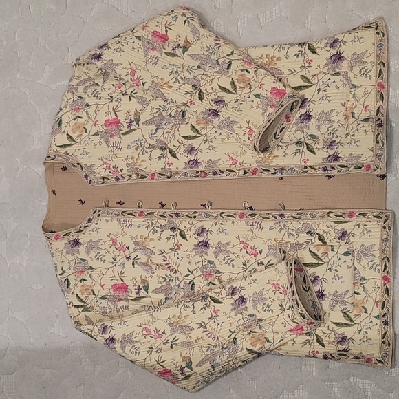 Vintage quilted reversible jacket/ blazer size xl